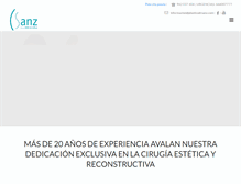 Tablet Screenshot of plasticadrsanz.com